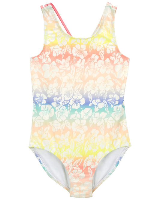 Carter's Kid Floral Print 1-Piece Swimsuit