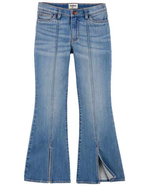 Oshkosh Kid High-Rise Split Hem Iconic Denim Jeans