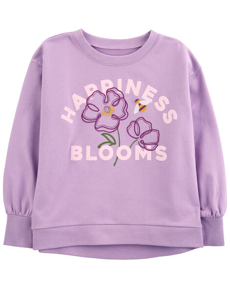 Carter's Kid Happiness Blooms Floral Sweatshirt