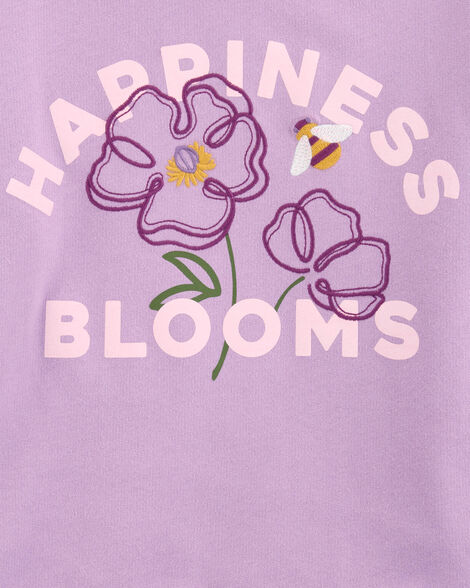 Carter's Kid Happiness Blooms Floral Sweatshirt