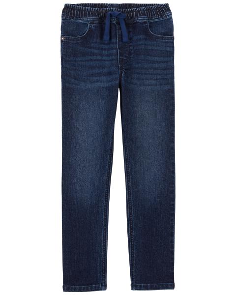 Oshkosh Kid Knit-Like Denim Drawstring Jeans