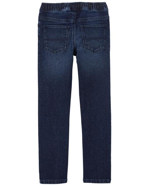 Oshkosh Kid Knit-Like Denim Drawstring Jeans