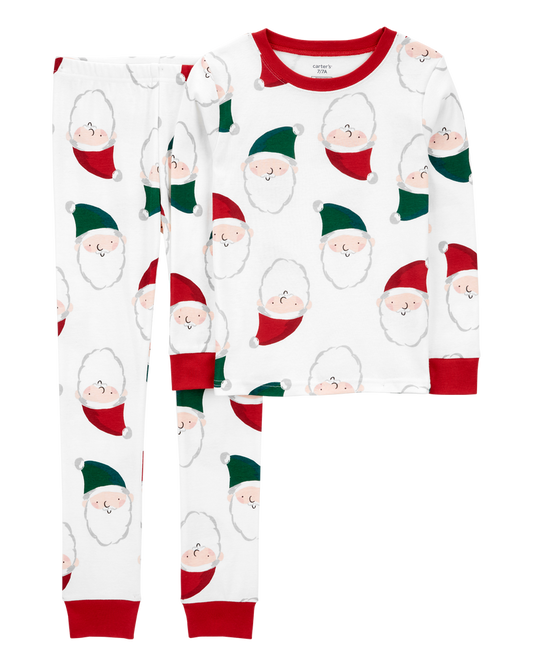 Carter's Kid 2-Piece Santa 100% Snug Fit Cotton Pajamas