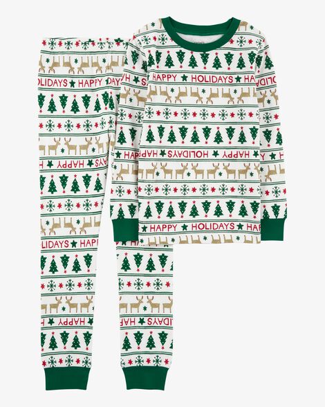 Carter's Kid 2-Piece Fair Isle 100% Snug Fit Cotton Pajamas