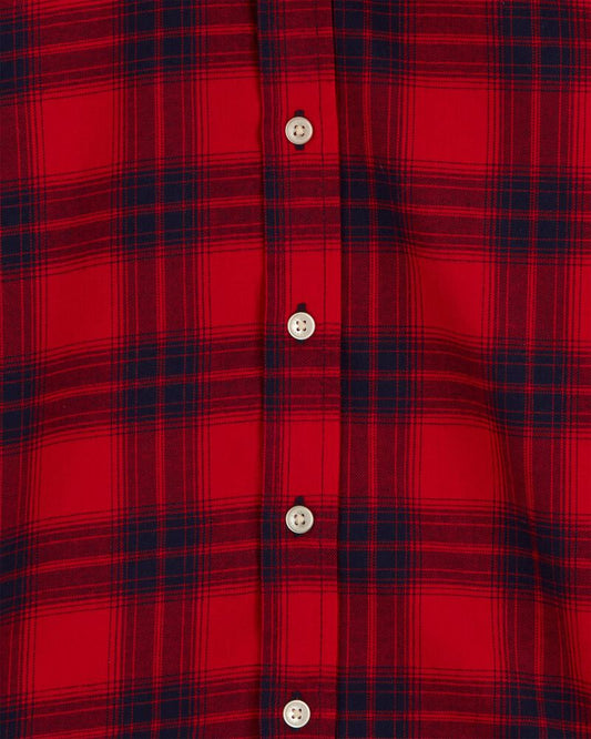 Oshkosh Kid Plaid Button-Front Shirt