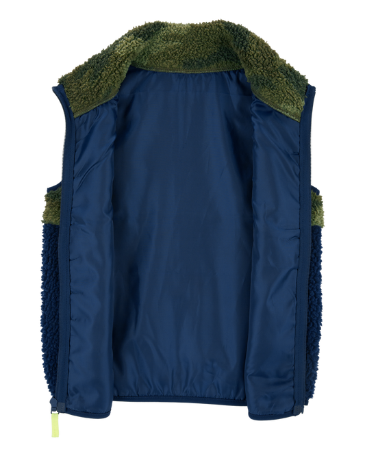 Carter's Kid Camo Zip-Up Sherpa Vest