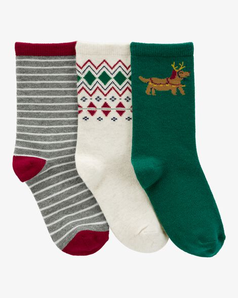 Carter's Kid 3-Pack Holiday Socks