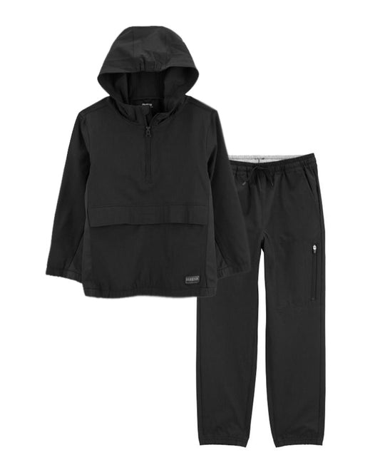 Oshkosh Kid Active Stretch Quarter Zip Pullover with Active Stretch Joggers