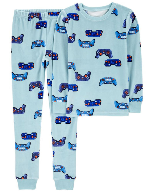 Carter's Kid 2-Piece Fuzzy Velboa Video Game Pyjamas