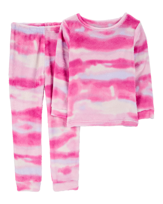 Carter's Kid 2-Piece Fuzzy Velboa Tie-Dye Pyjamas