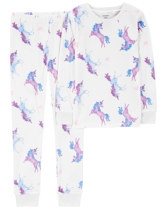 Carter's Kid 2-Piece Fuzzy Velboa Unicorn Pyjamas