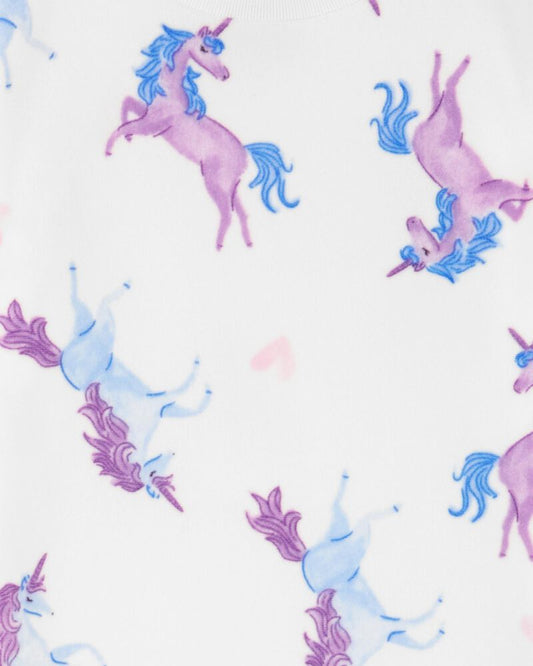 Carter's Kid 2-Piece Fuzzy Velboa Unicorn Pyjamas