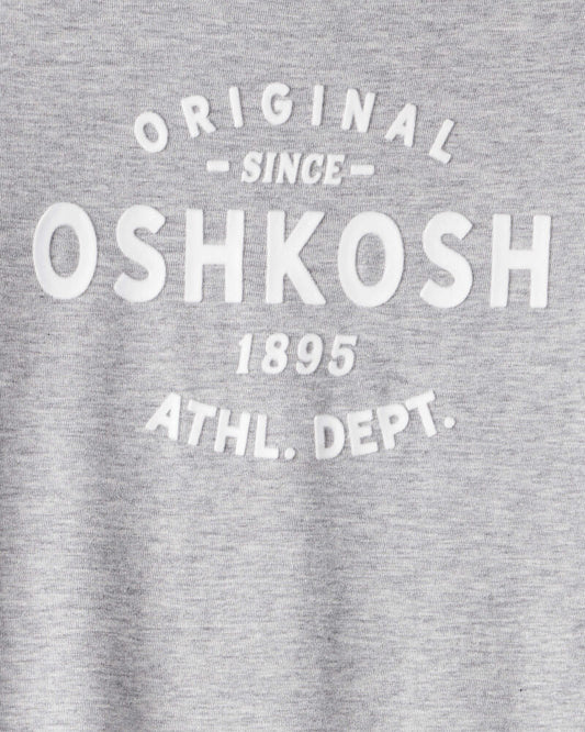Oshkosh Kid Jersey OshKosh Logo Long-Sleeve Shirt - Grey