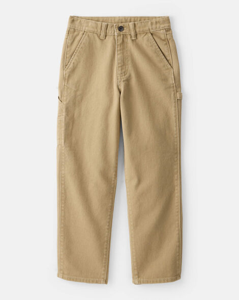 Oshkosh Boys Carpenter Fashion Pants - Khaki