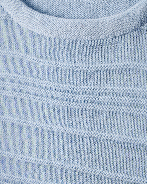 Oshkosh Girls Long-Sleeve Sweater - Blue