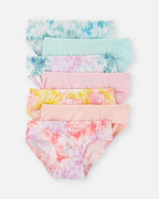 Carter's Girls 7-Pack Print Hipster Underwear - Pink/Blue