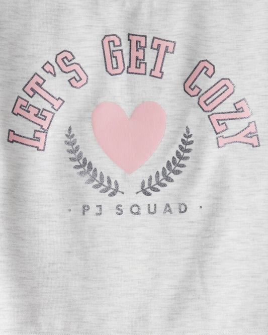 Carter's Girls Heart Fleece Loose Fit 2-Piece Pyjamas