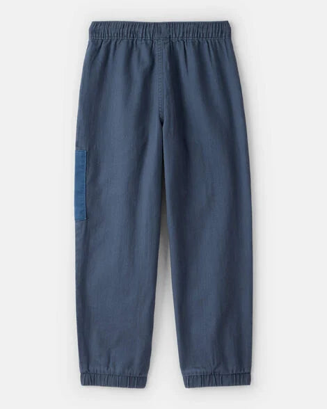 Oshkosh Boys Colorblock Cargo Joggers - Navy
