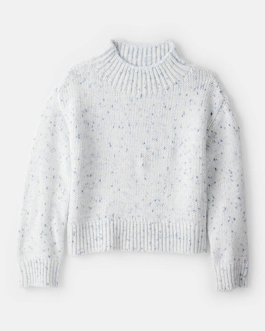 Oshkosh Girls Mock Neck Sweater - Blue