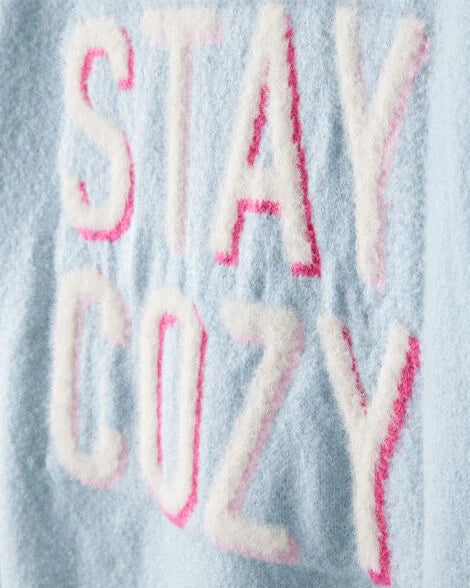 Carter's Girls Stay Cozy Sweater - Blue