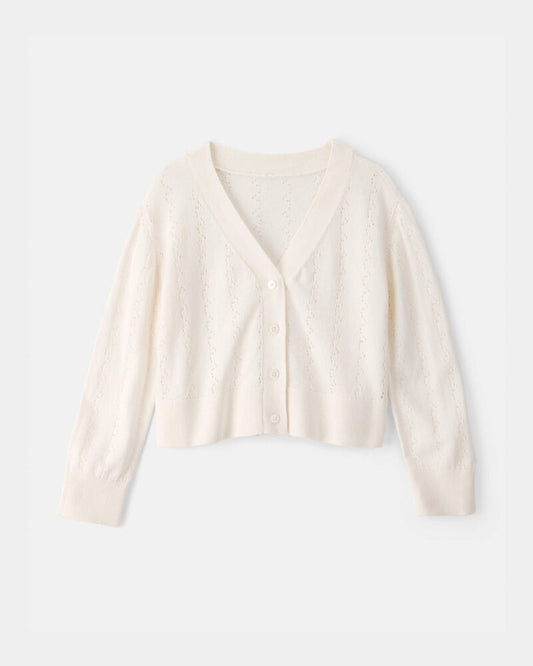 Carter's Girls Cardigan Sweater - Cream