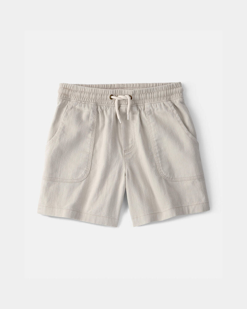Carter's Boys Twill Shorts - Light Khaki