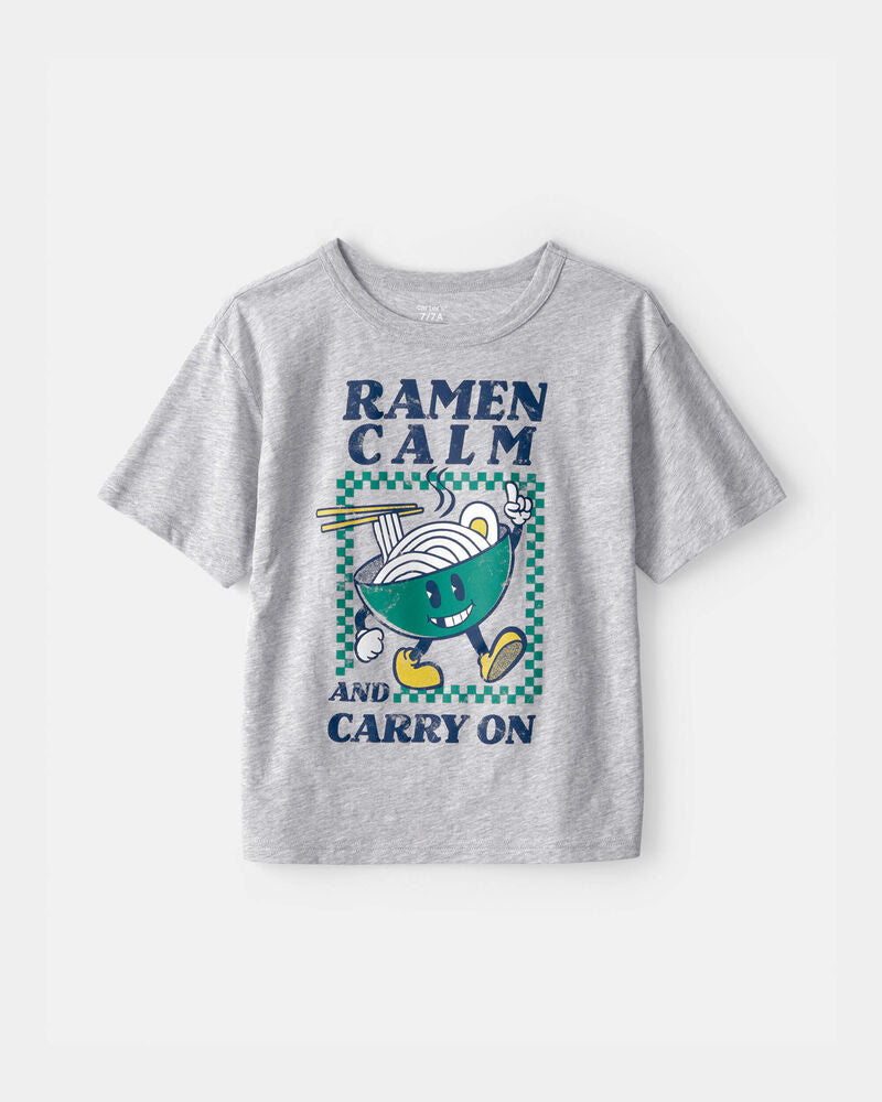 Carter's Boys Ramen Graphic Tee - Grey