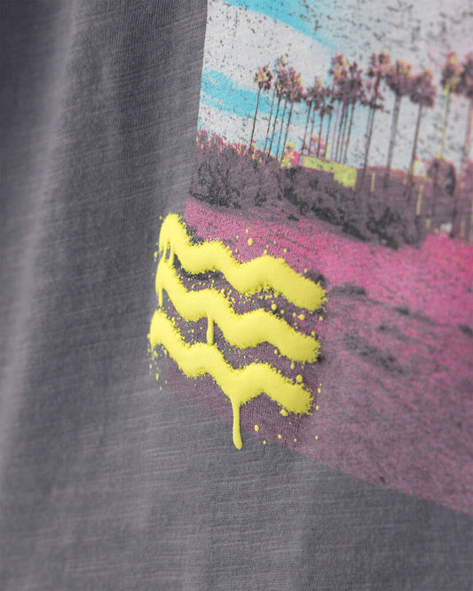 Carter's Boys Beachside Palm Tree Graphic Tee - Grey