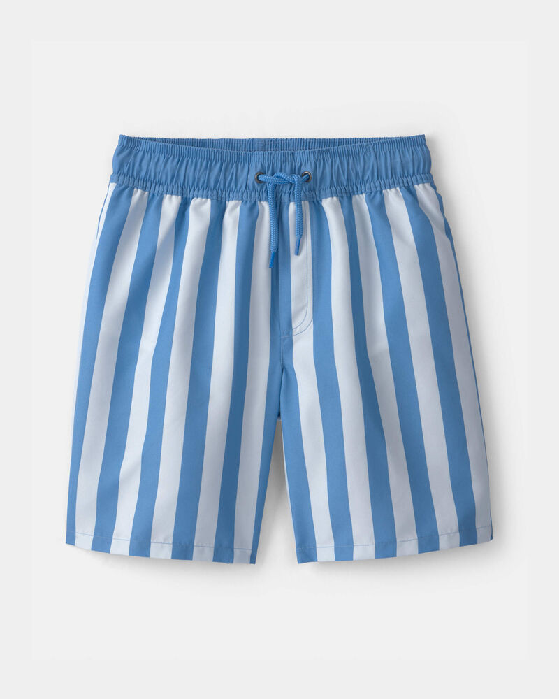 Carter's Boys Striped Swim Trunks - Blue