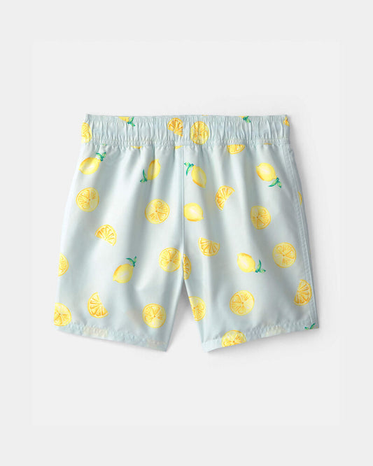Carter's Boys Lemon Swim Trunks - Blue