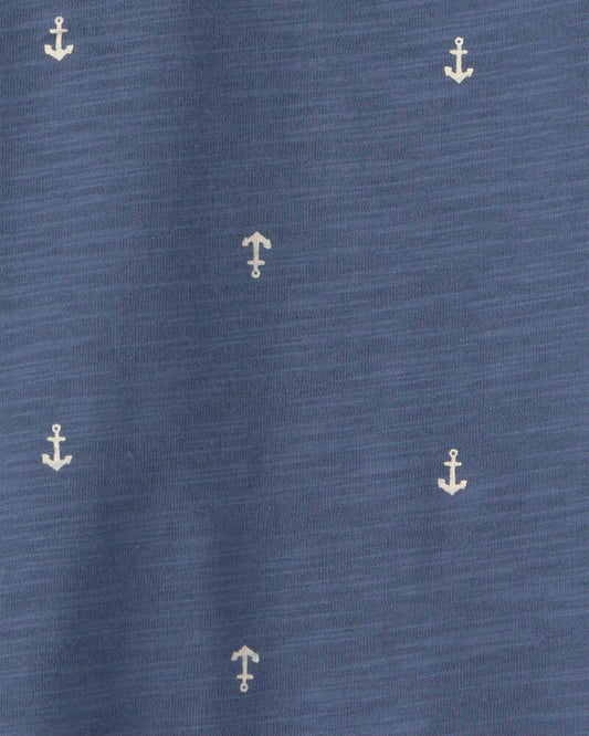 Carter's Boys Anchor Polo Shirt - Blue