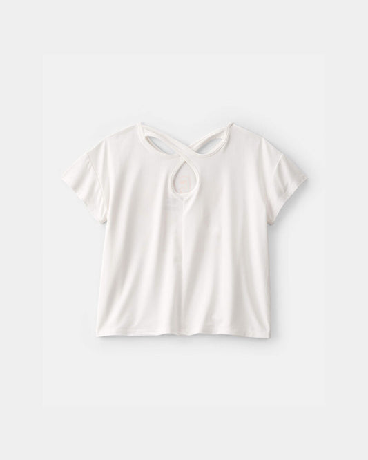 Carter's Girls 'Welcome to My World' Active Top - White