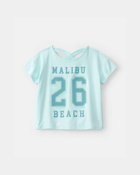 Carter's Girls 'Malibu Beach' Active Top - Blue