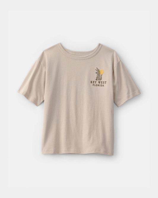 Oshkosh Boys Key West Graphic Tee - Beige