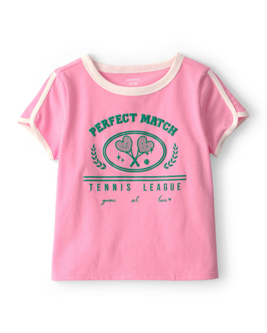 Carter's Girls 'Perfect Match' Tennis Active Top with Pleated Active Skort