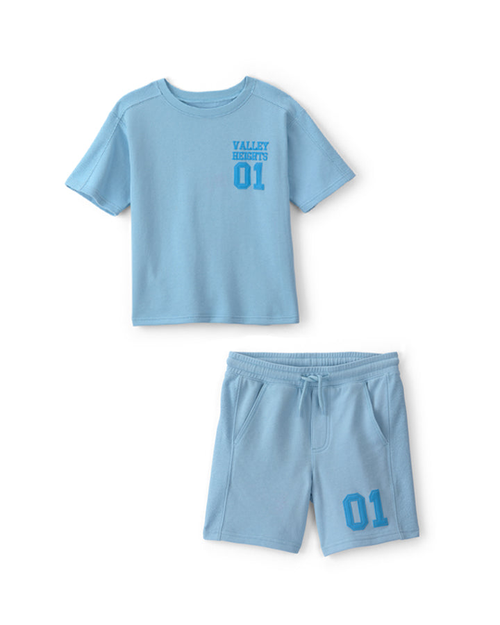 Carter's Boys Varsity French Terry Graphic Tee with Varsity French Terry Shorts