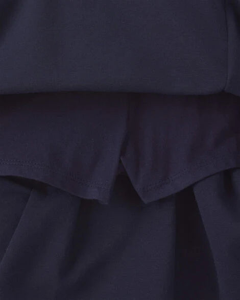 Oshkosh Girls Uniform Piqué Polo Shirt with Ponte Skort