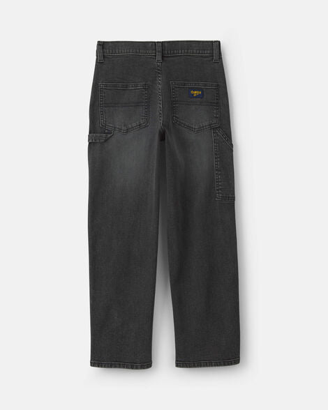 Oshkosh Boys Denim Baggy Jeans - Charcoal Wash