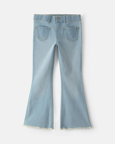 Oshkosh Girls Denim Flare Jeans - Light Wash