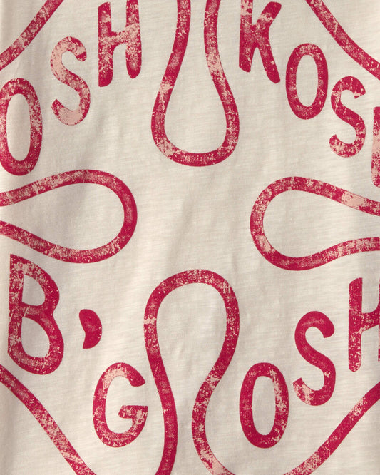 Oshkosh Girls OshKosh Logo Long Sleeve Top - Cream