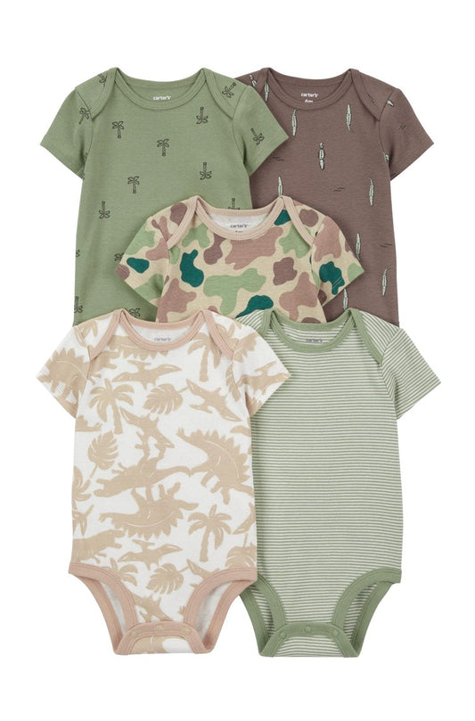 Carter's Baby 5-Pack Dinosaur Bodysuits