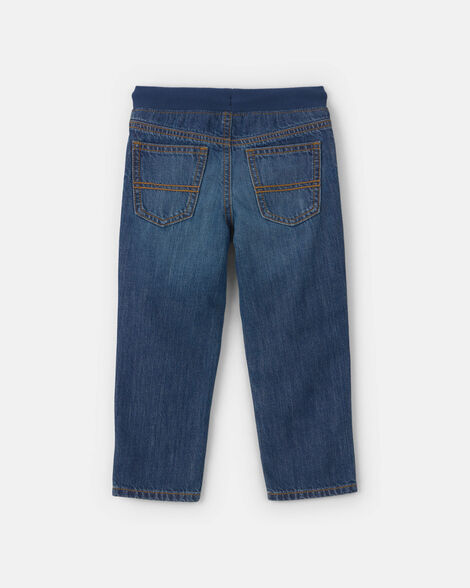 Oshkosh Toddler Boy Denim Pull-On Jeans - Dark Wash