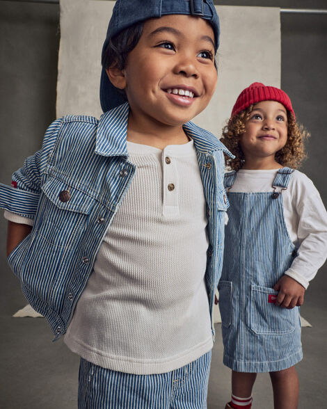 Toddler Hickory Denim Jacket - Light Wash