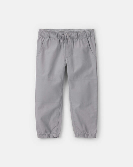 Carter's Toddler Boy Canvas Joggers - Grey