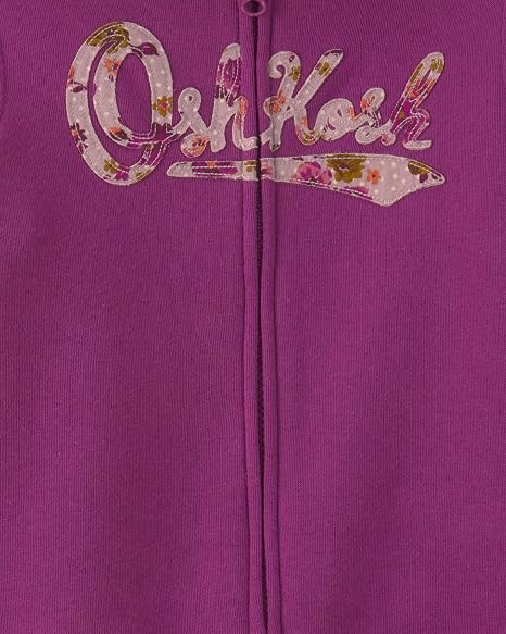 OshKosh B'Gosh baby-girls 2-piece Logo Sets 2-Piece Logo Sets- Purple