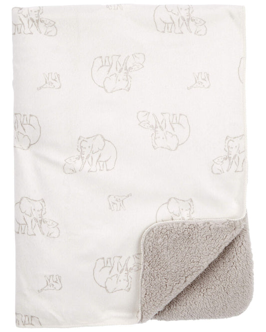 Carter's Baby Elephant Plush Blanket