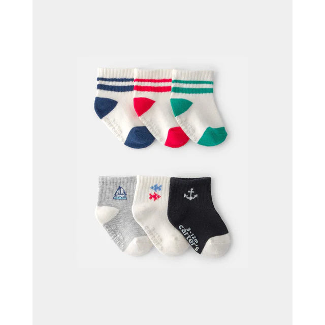 Carter's Baby Boy 6-Pack Ankle Socks