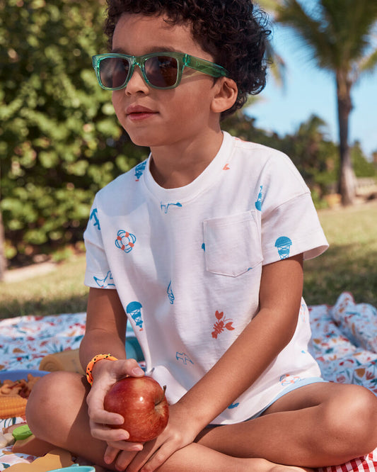 Carter's Toddler Boy Nautical Pocket Tee - White