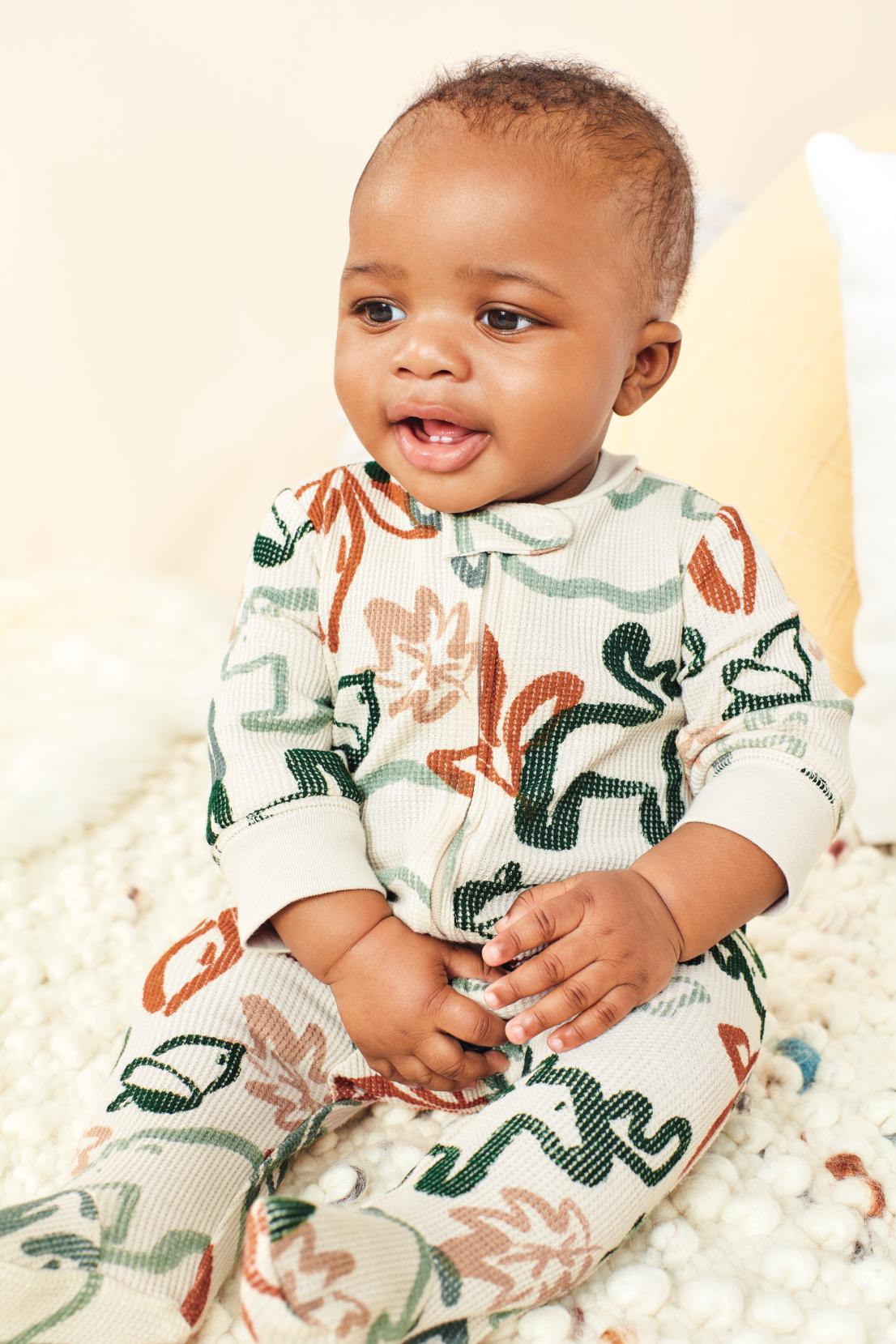 Carter's Baby Moose 2-Way Zip Thermal Sleep & Play