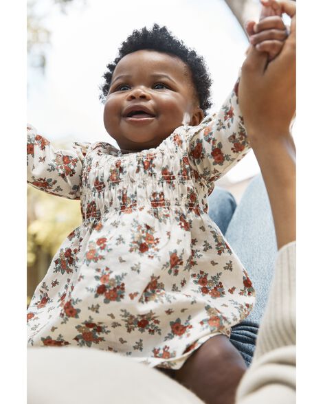 Carter's Baby 2-Piece Floral Dress & Sock Set